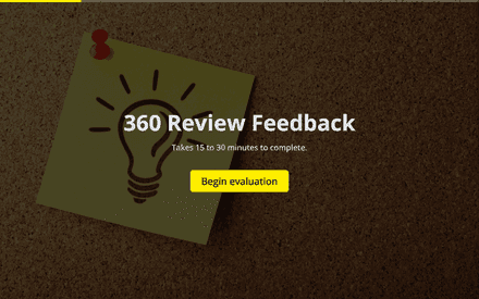 360 Review Feedback Form template image
