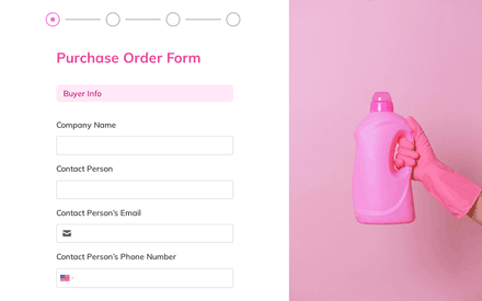 Purchase Order Form template image