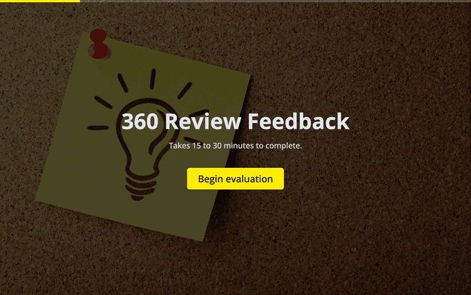 360 Review Feedback Form template image