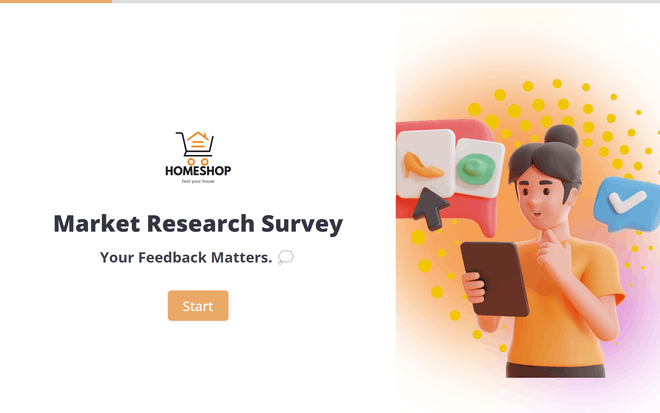 Market Research Survey Template template image