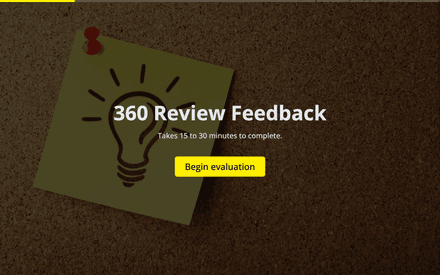 Formulario de retroalimentación de revisión 360 template image