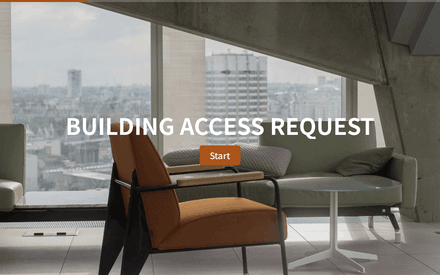 Building Access Form template image