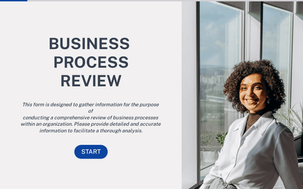 Business Process Review Form template image