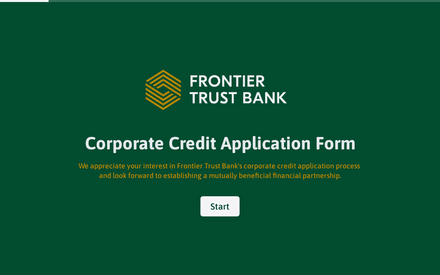 Corporate Credit Application Form template image