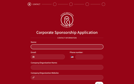 Corporate Sponsorship Application template image