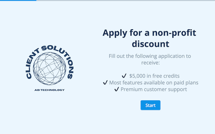 Discount request application template image