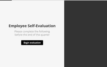 Employee Self Evaluation template image