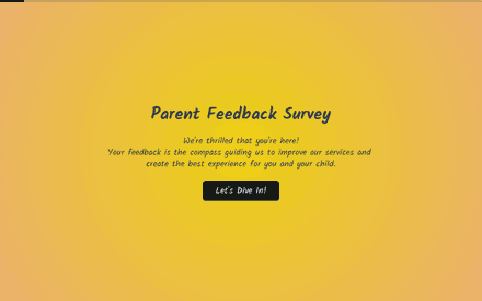 Parent Feedback Survey Template template image