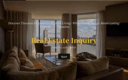 Real Estate Inquiry Form template image