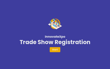 Trade Show Registration Form template image