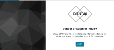 Vendor or Supplier Inquiry Form template image