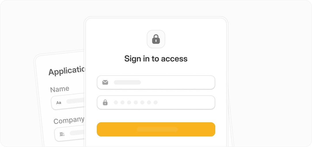 Fillout secure login form example