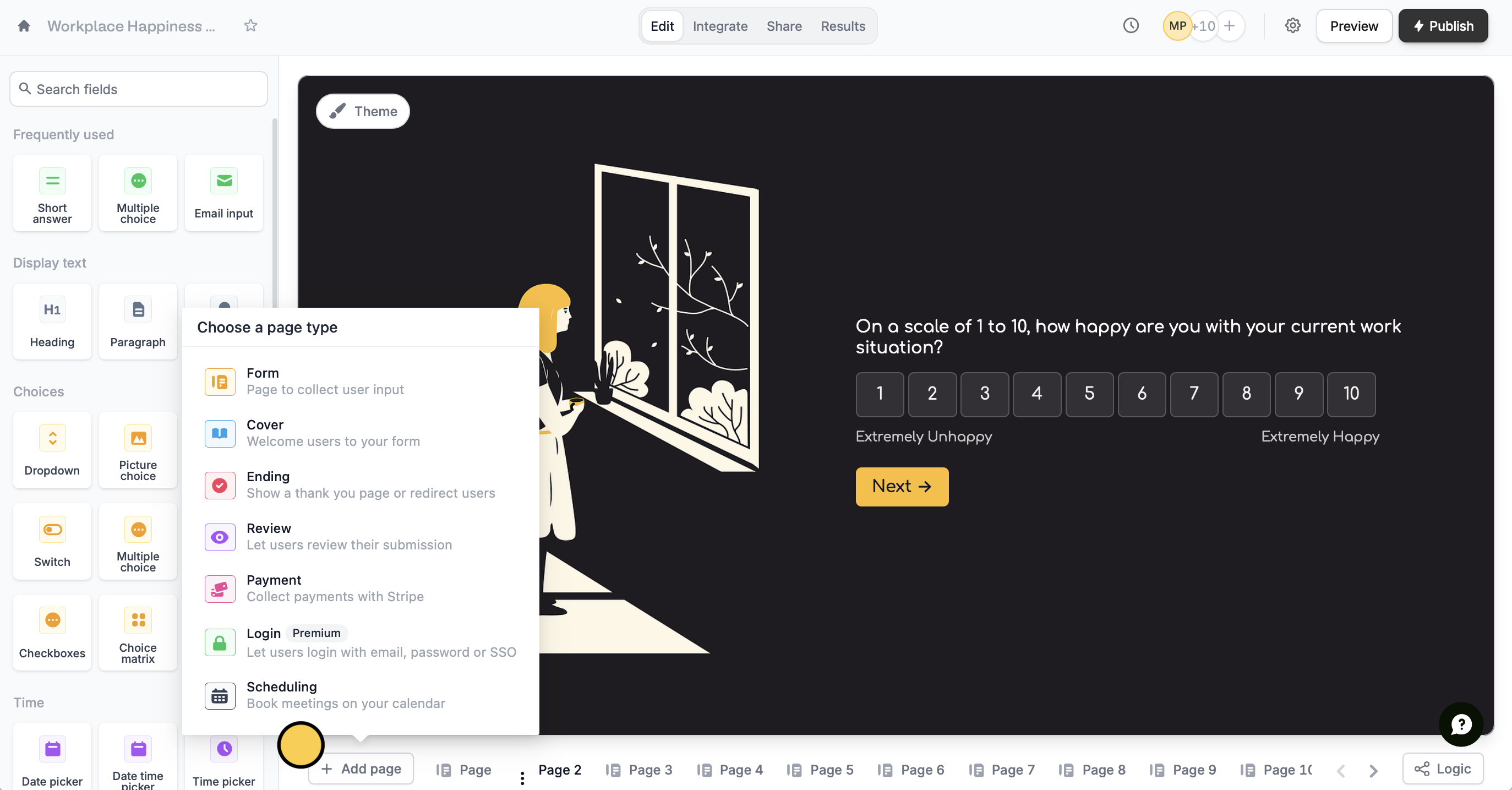 Form page - Fillout Help Center