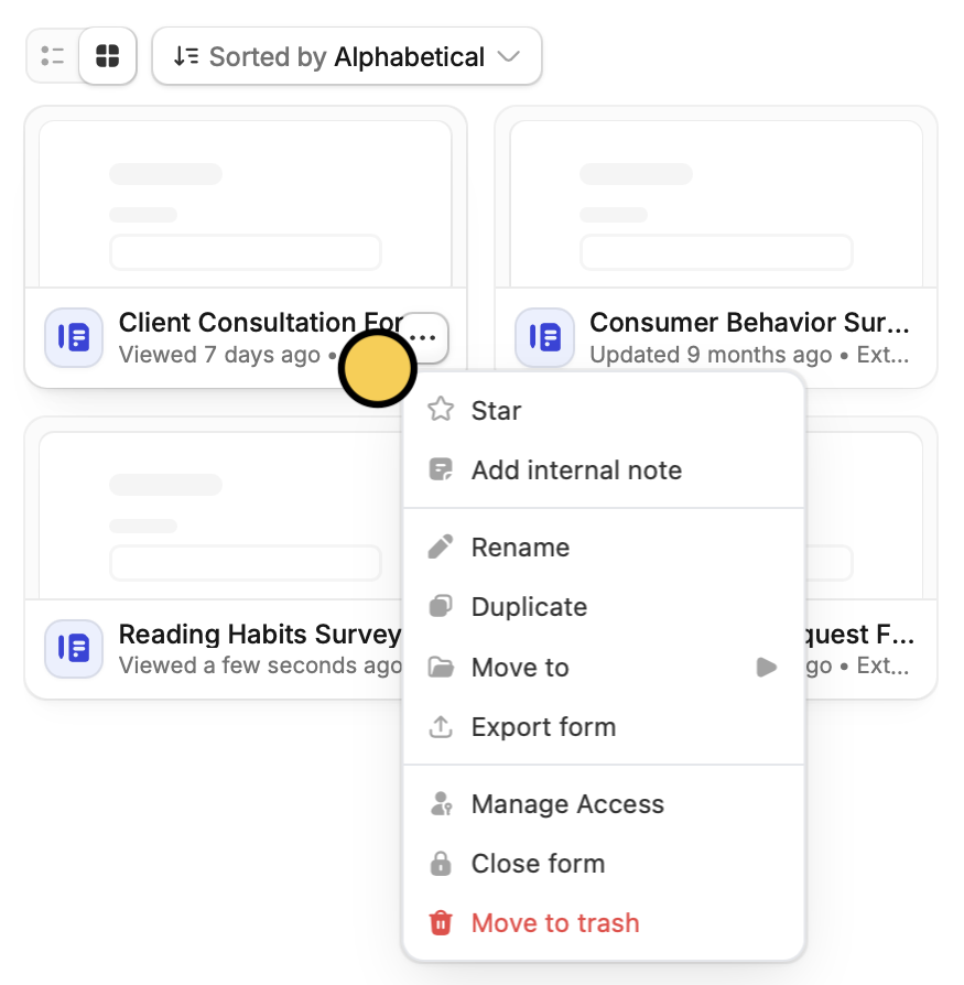 Duplicate a form - Fillout Help Center