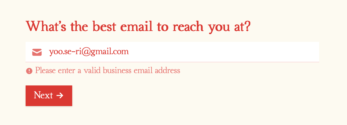 Validate form emails - Fillout Help Center