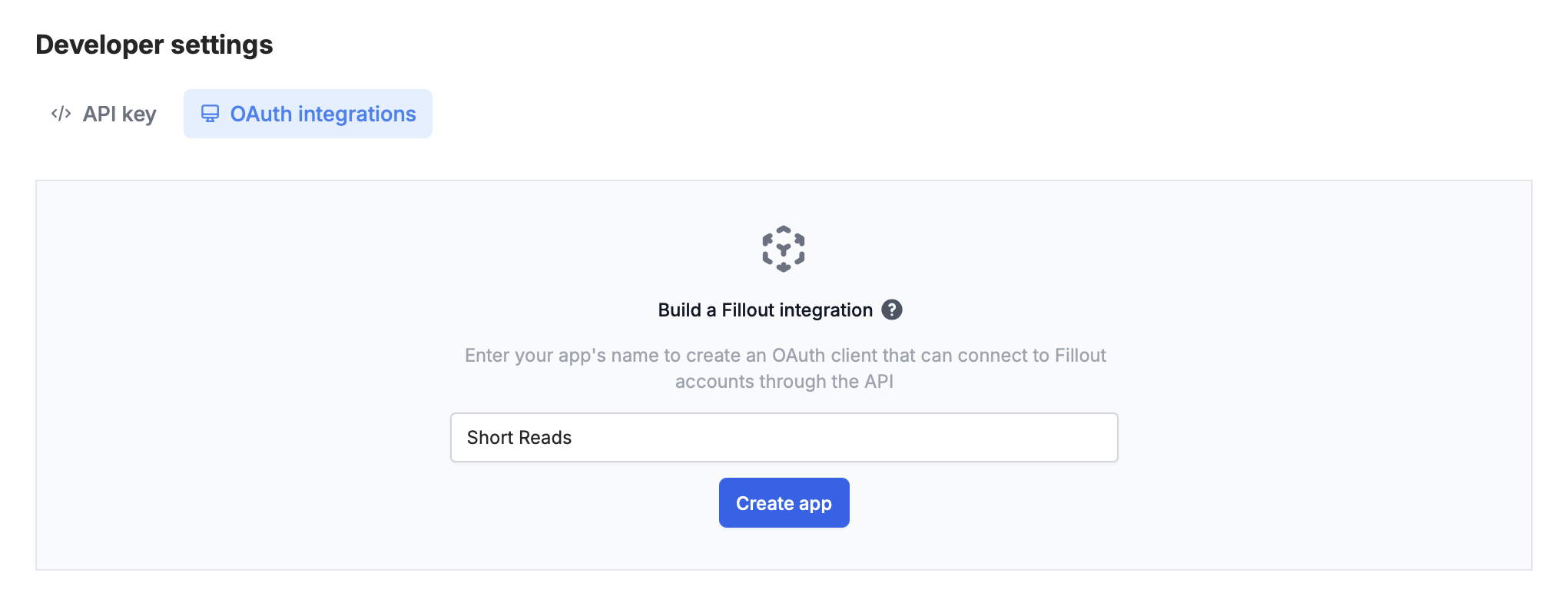 Create Fillout 3rd Party Apps - Fillout Help Center