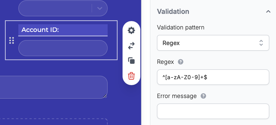 Form validation - Fillout Help Center
