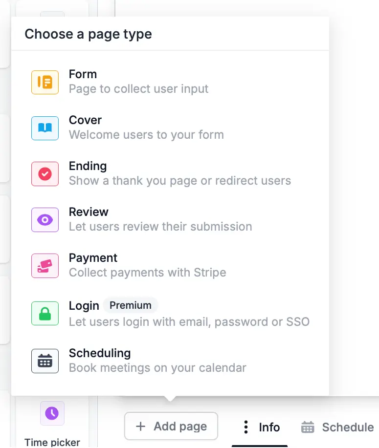 Make a scheduling form - Fillout Help Center